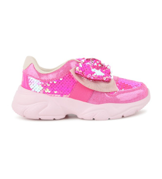 Billieblush Zapatillas de piel bajas rosa