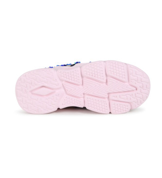 Billieblush Zapatillas de piel con purpurina marino