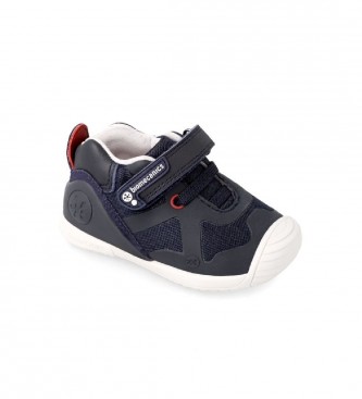 Biomecanics Leather sneakers 221003-A navy