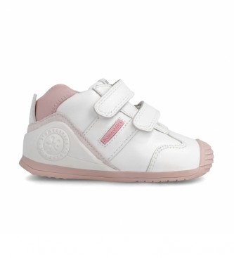 Biomecanics Leather sneakers 151157 white, pink
