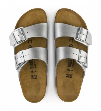 Birkenstock Sandali Arizona argento