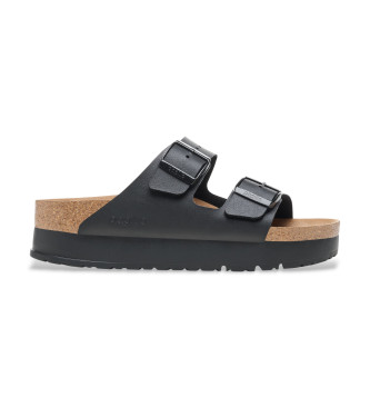 Birkenstock Sand�lias Arizona Flex Platform preto