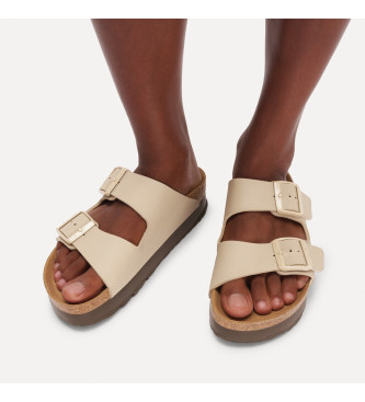 Birkenstock Sandals Arizona Flex Platform beige