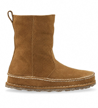 Birkenstock Lahti ruskindsstøvler (smal pasform) brun