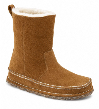 Birkenstock Lahti ruskindsstøvler (smal pasform) brun