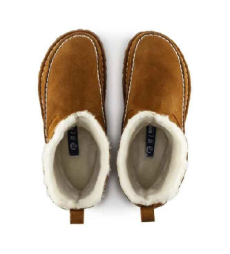 Birkenstock Lahti Suede Boots (Narrow Fit) brown