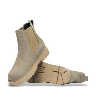 Birkenstock Leren Highwood Laarzen (Smalle Pasvorm) beige