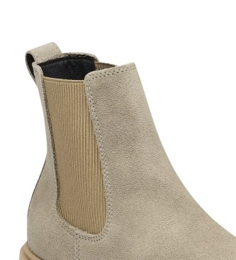 Birkenstock Leren Highwood Laarzen (Smalle Pasvorm) beige