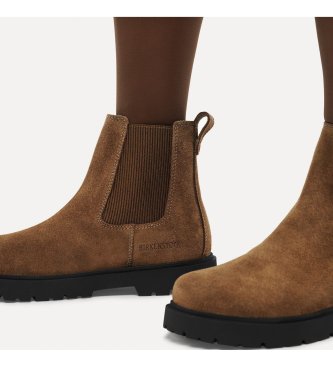 Birkenstock Botines de Piel Highwood (Ajuste Regular) marrón