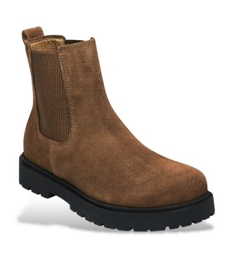 Birkenstock Botines de Piel Highwood (Ajuste Regular) marrón