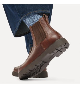 Birkenstock Botines de Piel Highwood (Ajuste Regular) marrón