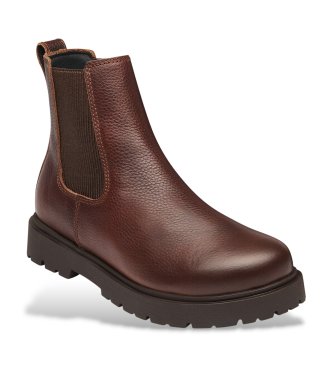 Birkenstock Botines de Piel Highwood (Ajuste Regular) marrón