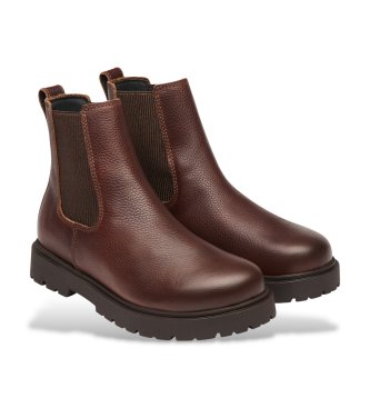 Birkenstock Botines de Piel Highwood (Ajuste Regular) marrón