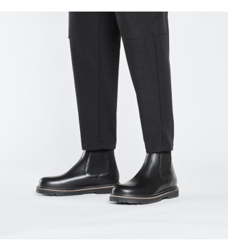 Birkenstock Highwood Leather Slip On Ankle Boots black