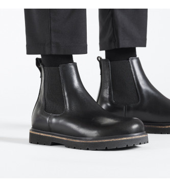 Birkenstock Highwood Leather Slip On Ankle Boots black