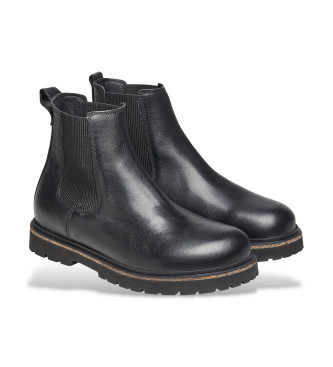 Birkenstock Highwood Leather Slip On Ankle Boots black