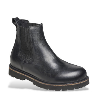 Birkenstock Highwood Leather Slip On Ankle Boots black