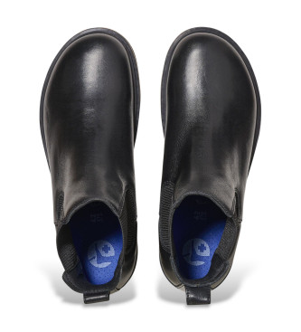 Birkenstock Highwood Leather Slip On Ankle Boots black