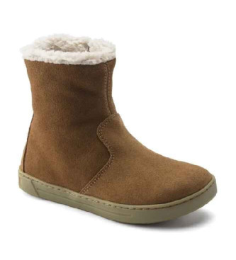 Birkenstock Bruine sude Lille enkellaarsjes