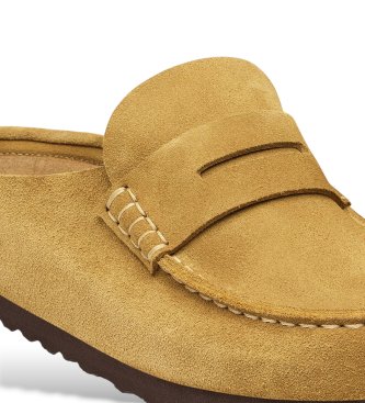 Birkenstock Mocasines de Piel Naples Wrapped (Ajuste Regular) mostaza