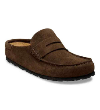 Birkenstock Naples Wrapped loafers in brown leather