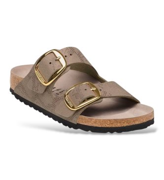 Birkenstock Sandali Arizona Big Buckle Sintetico (Vestibilità Stretta) taupe
