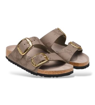 Birkenstock Sandali Arizona Big Buckle Sintetico (Vestibilità Stretta) taupe