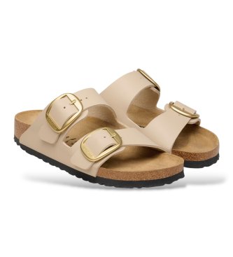 Birkenstock Sandali Arizona Big Buckle Birko-Flor (Calzata Stretta) beige