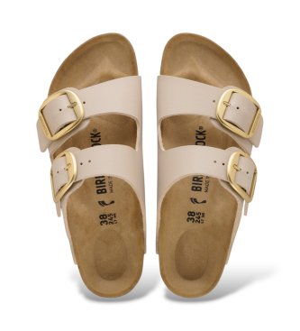 Birkenstock Sandali Arizona Big Buckle Birko-Flor (Calzata Stretta) beige