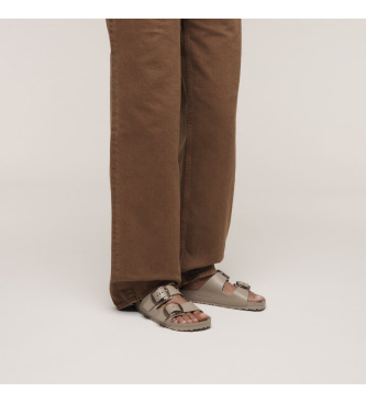 Birkenstock Sandaler Arizona Big Buckle EVA (Smal pasform) taupe