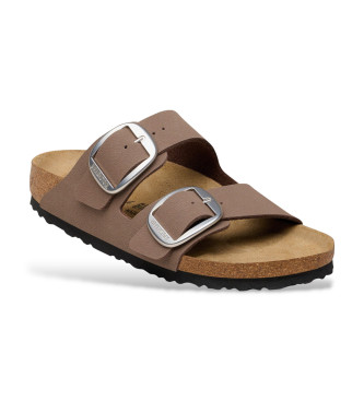 Birkenstock Arizona grote gesp sandalen bruin