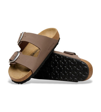 Birkenstock Arizona grote gesp sandalen bruin