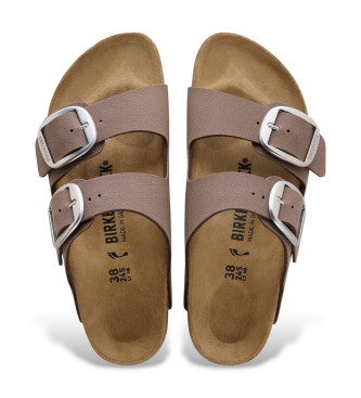 Birkenstock Arizona grote gesp sandalen bruin