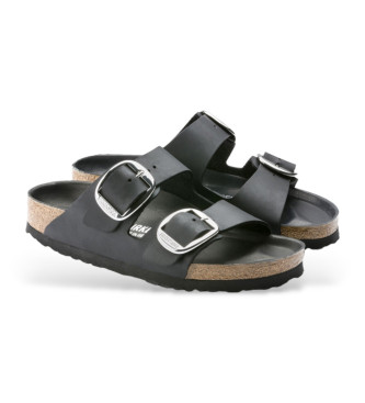 Birkenstock Sandalen Arizona Grote Gesp Natuurlijk Zwart 