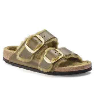 Birkenstock Arizona Sandali z veliko zaponko olivne barve