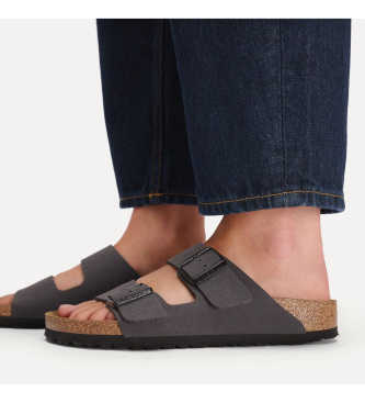 Birkenstock Sandały Arizona Birkibuc (Regularne dopasowanie) szare