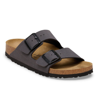 Birkenstock Sandały Arizona Birkibuc (Regularne dopasowanie) szare