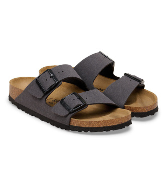 Birkenstock Sandały Arizona Birkibuc (Regularne dopasowanie) szare