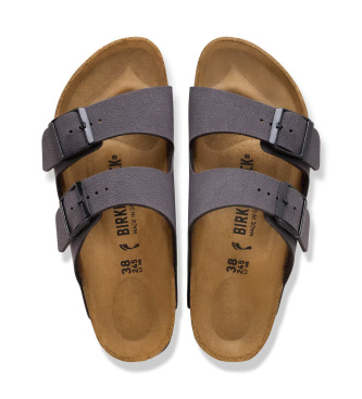 Birkenstock Sandały Arizona Birkibuc (Regularne dopasowanie) szare