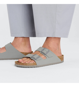Birkenstock Sandálias Arizona Birko-Flor cinza