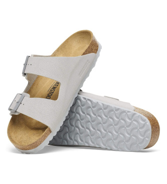 Birkenstock Sandálias Arizona Birko-Flor cinza