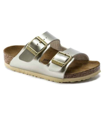 Birkenstock Arizona Kids Birko-Flor Silver Sandals