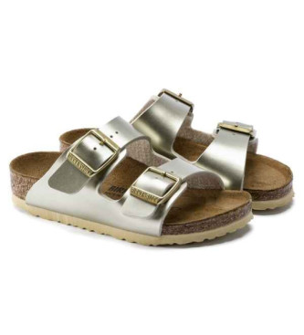 Birkenstock Arizona Kids Birko-Flor Silver Sandals