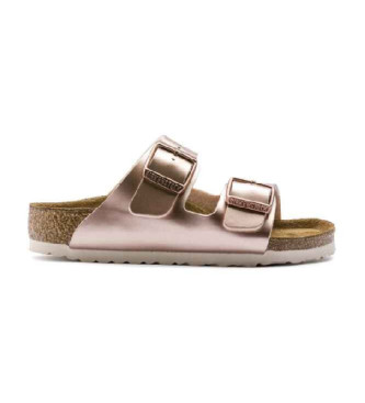 Birkenstock Sandlias Arizona Kids Birko-Flor cor-de-rosa