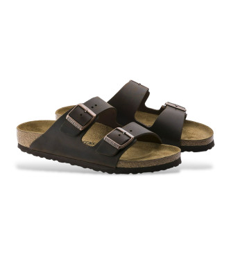 Birkenstock Sandalen Arizona Natuurlijk Leer Geolied