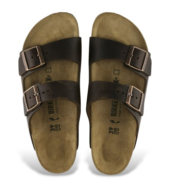 Birkenstock Sandalen Arizona Natuurlijk Leer Geolied