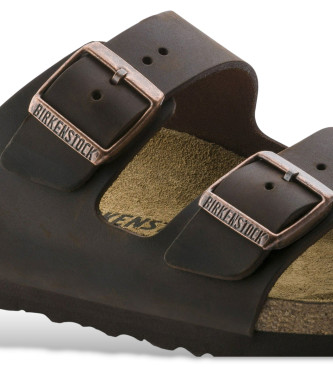 Birkenstock Sandali Arizona Natural Leather Oiled (Vestibilità Regolare)