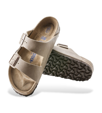 Birkenstock Sandali in Pelle Arizona (Calzata Stretta) marrone