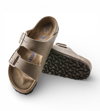 Birkenstock Sandali in Pelle Arizona (Vestibilità Regolare) marrone
