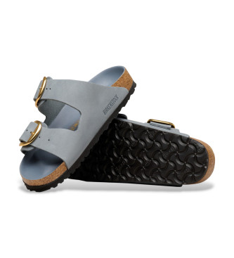 Birkenstock Arizona Big Buckle Leather Sandals azul
